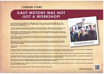 Gaut Motors plaque