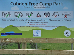 Free camp sign