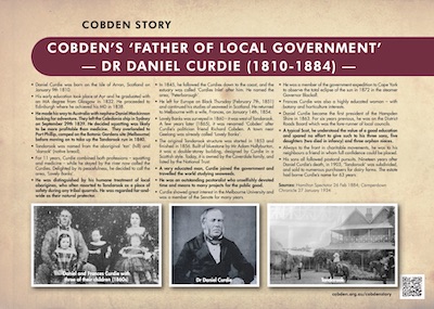 Daniel Curdie plaque