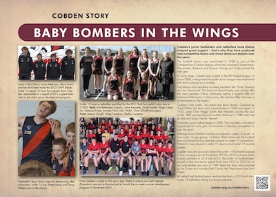 Cobden FNC Juniors plaque