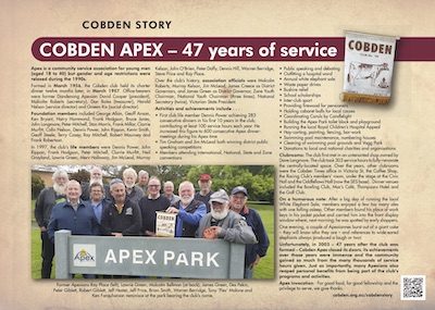 Apex Club plaque