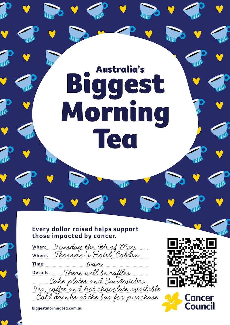 Australia's Biggest Morning Tea poster